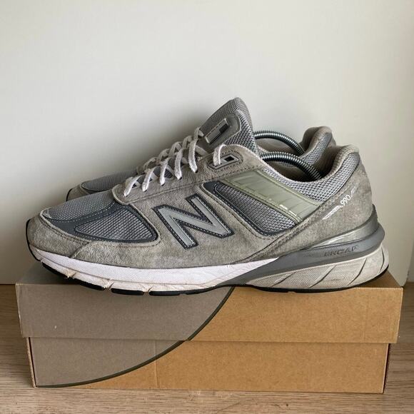 New Balance 990 MADE IN USA Grey/White Men Sneakers- SZ 12 main image 7